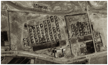 Aerial image of al-Qa'ida camp.